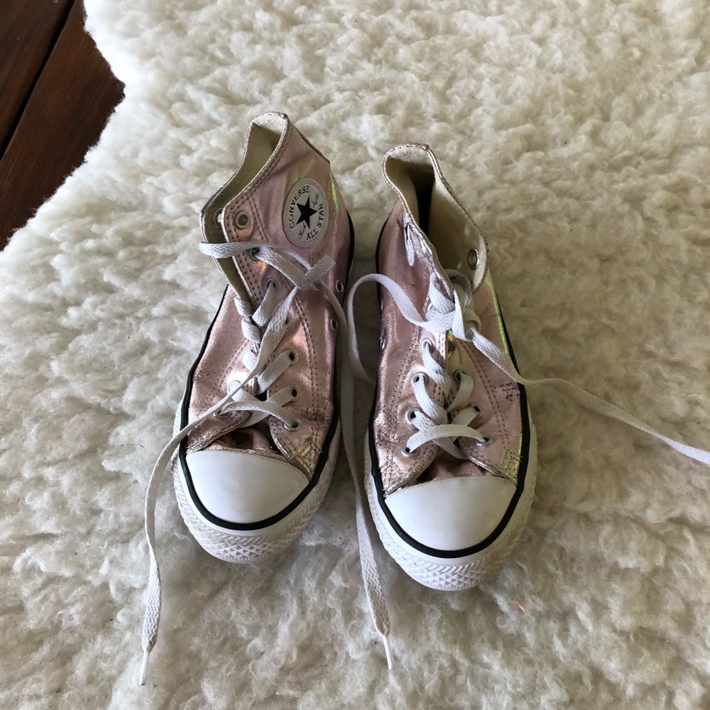 Converse Metallic Pink Converse Size 3